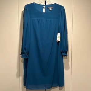 NEW Blue, Midi Tea dress. Jessica Howard. Size 14